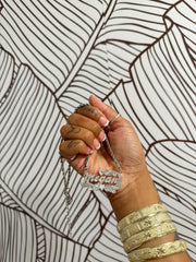 CUSTOM DOUBLE PLATED NAME NECKLACE