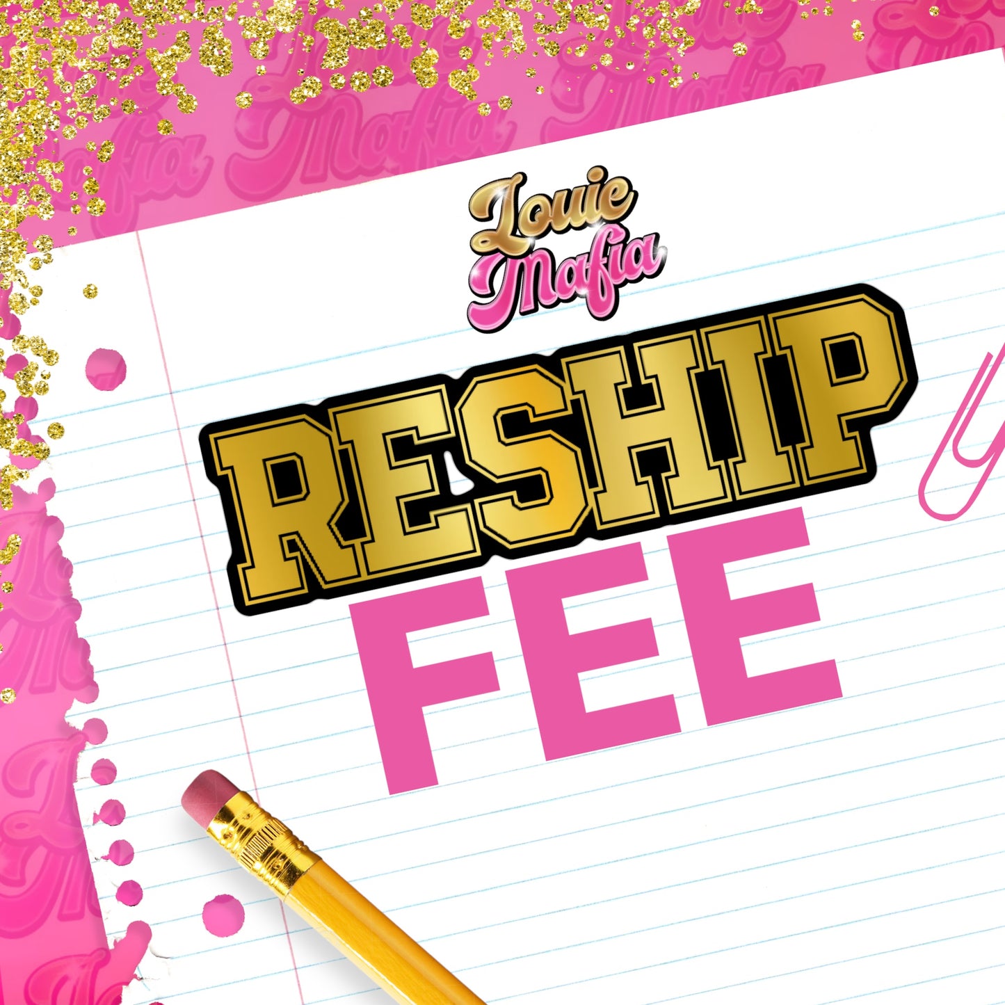 reship fee